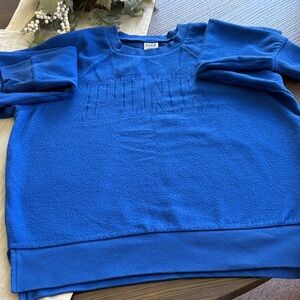 PINK Victoria's Secret Vibrant Blue  Sweatshirt